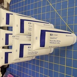 Covidien Vaseline Pure Ultra White Petroleum Jelly Bulk Lot of 7 Tubes